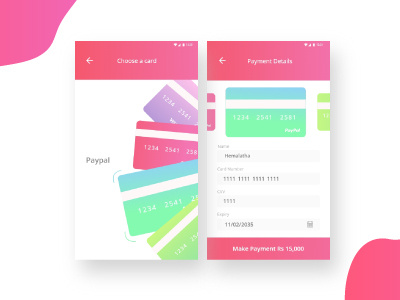 Payment apps dailyui day2 design gradients interaction payment ux