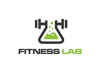 Fitness Lab Logo branding creative logo design fitness fitness app fitness lab logo fitness logo lab logo meaningfull logo nitrition logo suplement logo ui ux workout