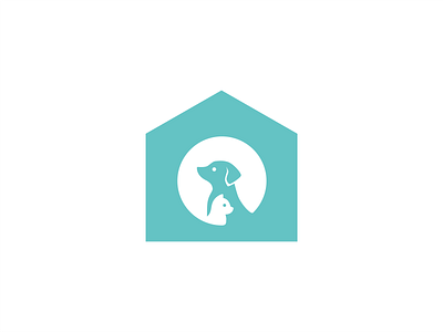 DOG HOUSE art logo creative logo design dog dog illustration home house logo logotype meaningfull logo minimlist negativespace logo pet simple logo
