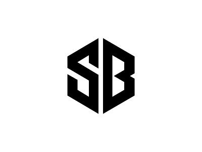 SB bs logo hexagon logo meaningfull logo monogram logo sb sb logo simple logo