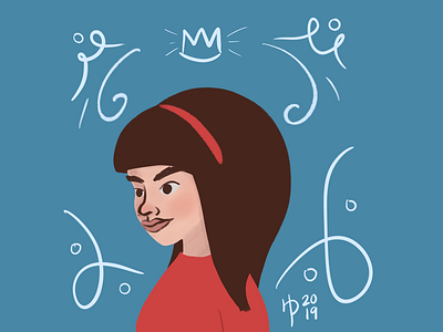 Big Hair Queen digital art digital illustration illustration procreate