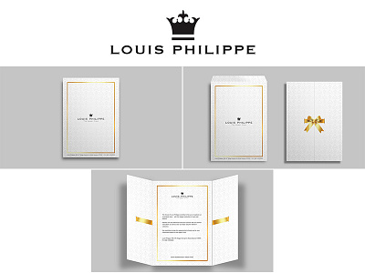 Louis Philippe_Invite design fashion invite lp