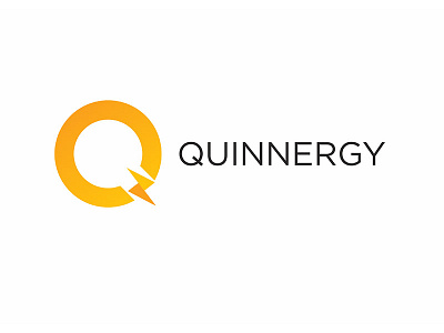 Quinnergy_Logo branding flat font identity letters logo logotype paper simple type