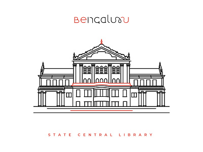 State Central Library, Bangalore by Rakshith N on Dribbble