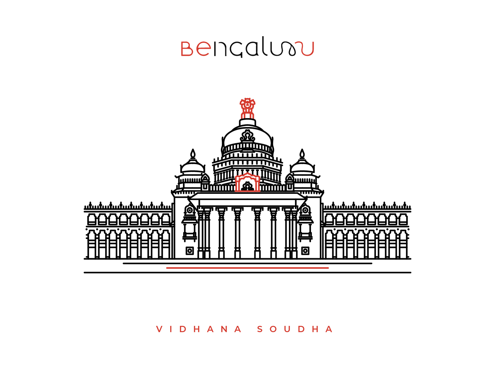 How to Draw Karnataka Vidhana Soudha Bagaluru  Bangalore Painting  YouTube