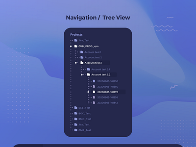 Navigation / Tree View by Dilan Jayasinghe on Dribbble