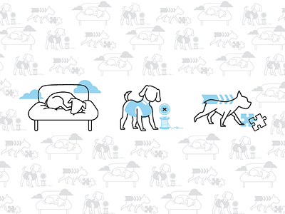 Product Features Illustrations for Gooby Pet