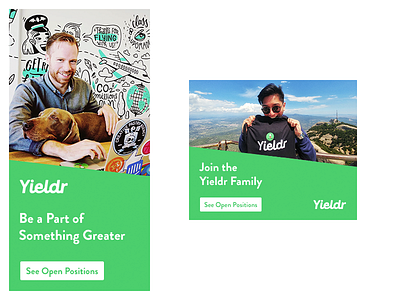 Yieldr Hiring Creatives banner ads careers hiring jobs positions recruitment yieldr