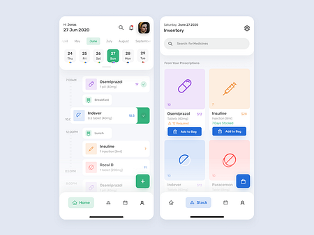 Medicine Reminder and Inventory App by Ahmad Firoz 👨‍💻 for PaperCub on ...