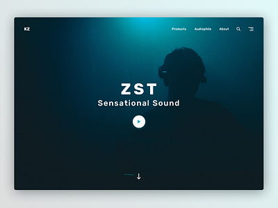 KZ website Header Exploration