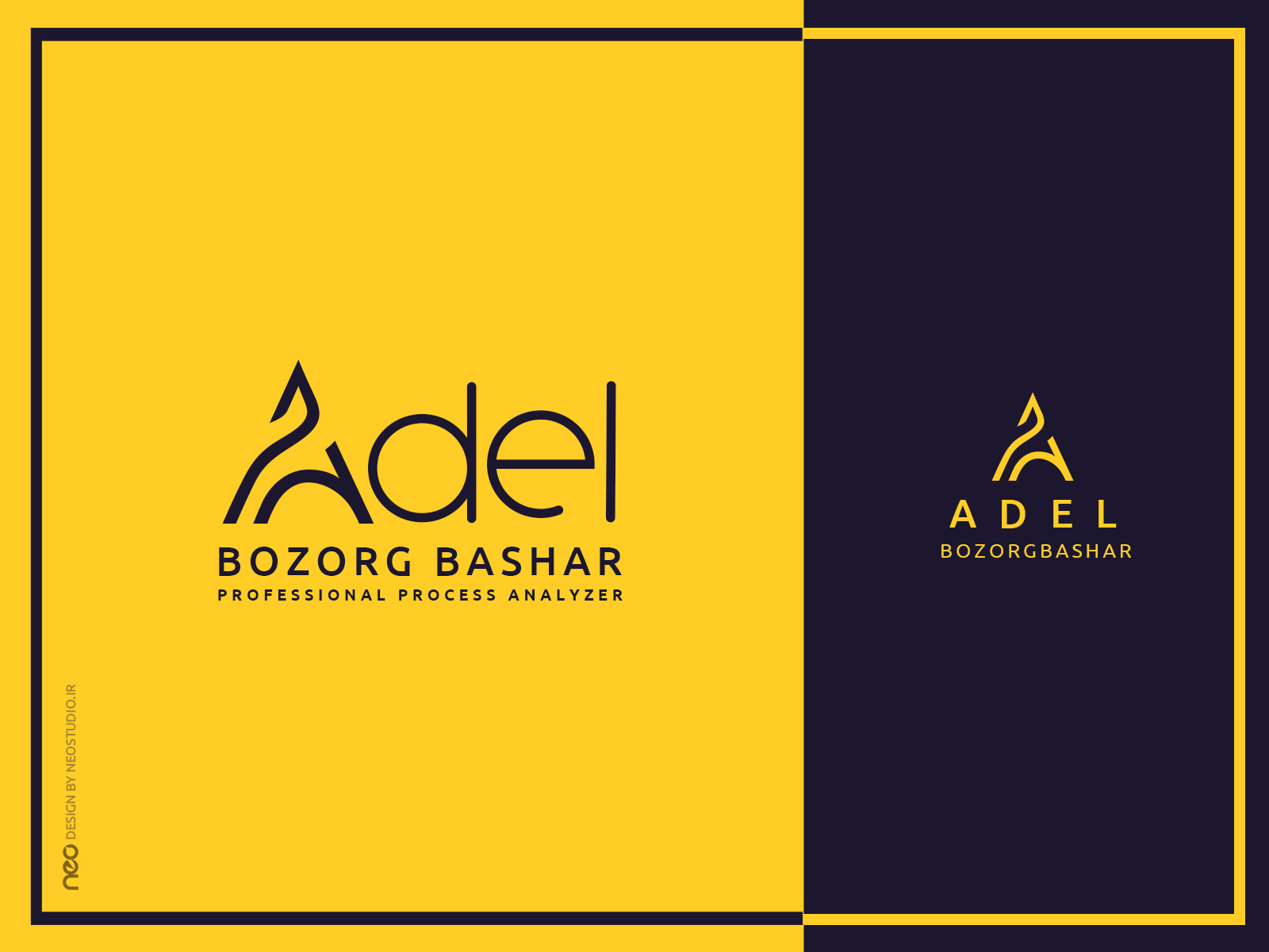 Adel logo by Hossein Motevalli NeoStudio on Dribbble