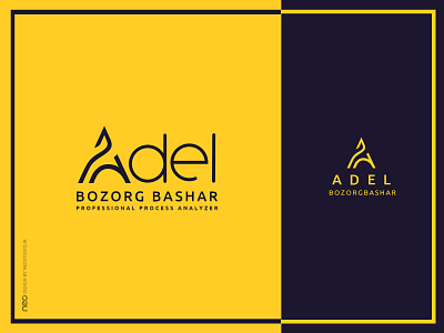 Adel logo a letter a letter logo a logo a type adel logo adele logo logo design logodesign logos logotype logotype design logotypedesign logotypes neostudio personal personal brand personal branding personal logo yellow logo