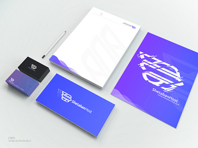 ShetabanHost brand stationery brand stationery design graphic graphic design hosting hosting logo hosting stationery logo logo design shetabanhost shetabanhost brand stationery stationery