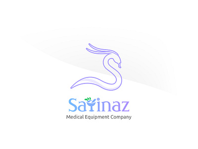 Sarinaz Logo brand design graphic graphic design health illustration logo logo design medical medical logo snake snake logo