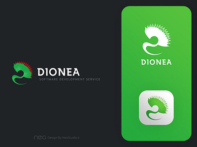 Dionea Software logo brand branding design dionaea dionaea logo dionea graphic graphic design logo logo design logodesign studio logo
