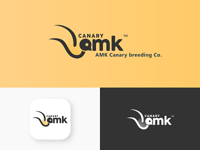 CANARY AMK Logo design bird bird logo birds brand brand design branding canary canary islands design graphic graphic design inspiration logo logo design logodesign neostudio styles