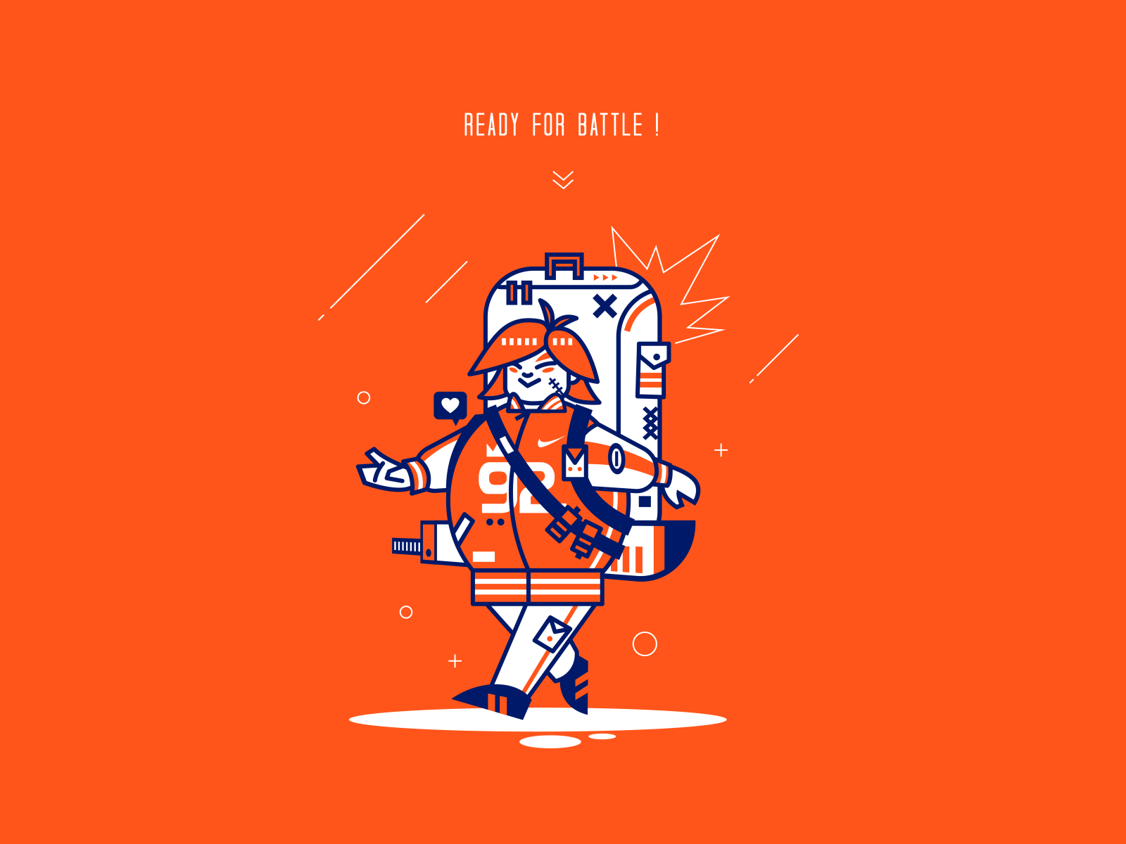 Ready For Battle ! By Gusti Ms. On Dribbble