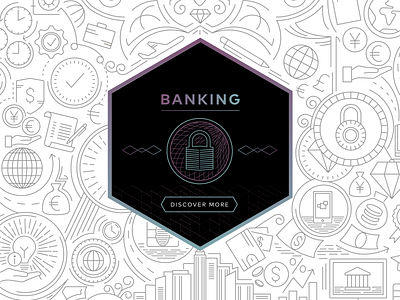 Banking bank banking economics finance illustration line linework money retail