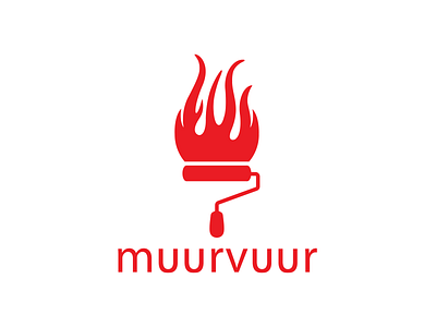 Muurvuur Logo branding corporate identity logo