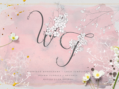 Wonder Flowers ~ Monograms & Logos