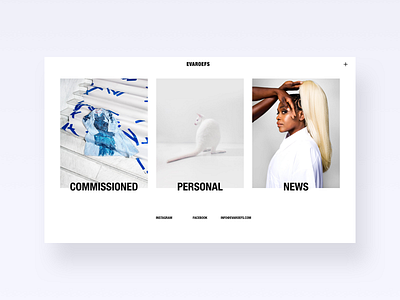Website Eva Roefs branding design sketch ui ux webdesign
