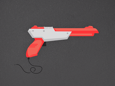 Nintendo Gun — Flat Design Illustration