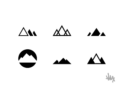 Mountain Logo Exploration branding graphic design identity logo logo design mountain mountains nature vector visual design