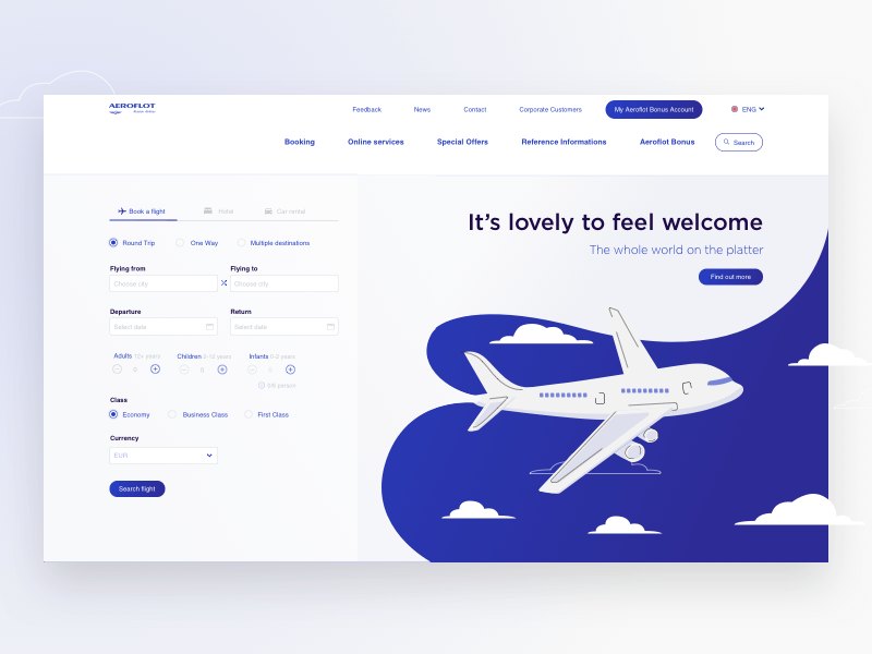 Airlines flight booking airlines animation app application booking design form illustration interface search ui uidesign ux ux ui web webapp website
