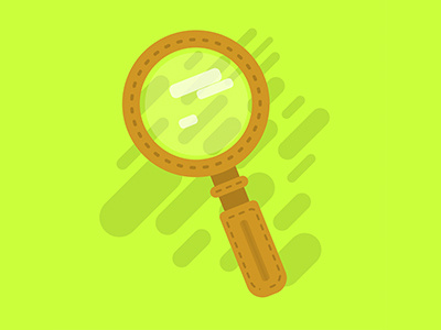 Vector Search Icon Flat Illustration flat