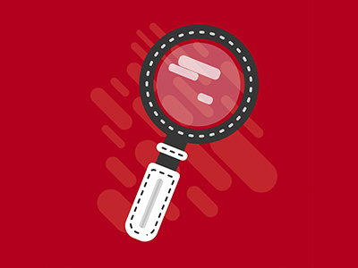 Vector Search Icon Flat Illustration flat