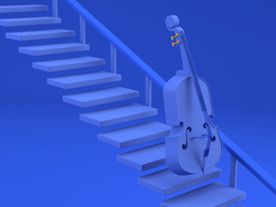 The Bassment - Bounce Cycle 3d animation bass c4d character cycle motion