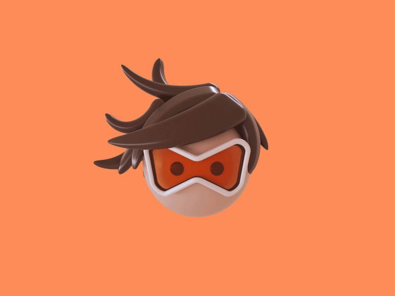 Bombs Away! 3d animation c4d character overwatch simplified tracer