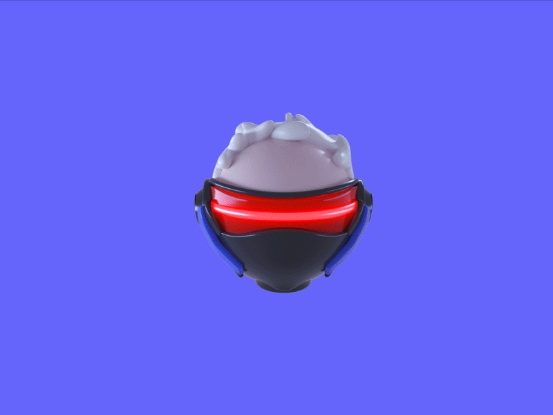 I've Got You In My Sights 3d animation c4d character overwatch s76 simplified soldier soldier 76