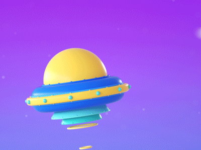 Pilots In Training 3d animation c4d cinema 4d design motion graphics outer space space spaceship ufo