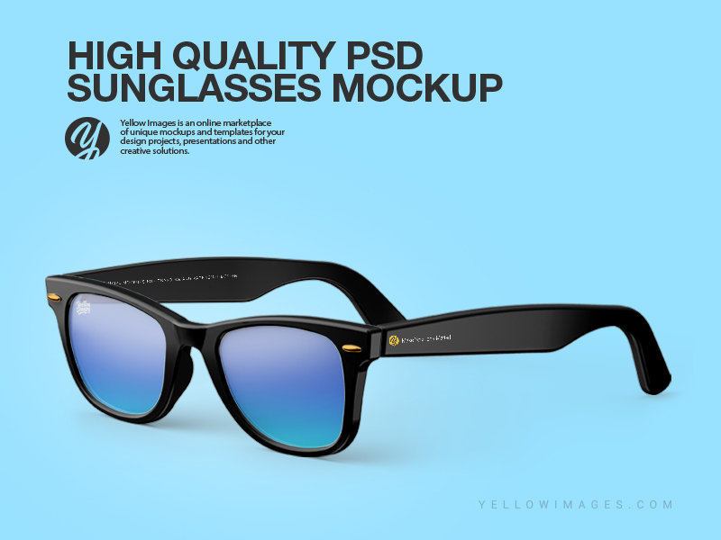 Download PSD Sunglasses Mockup by Tatyana Lavrova on Dribbble