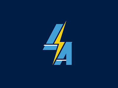 Los Angeles Chargers 1960 Throwback by Jesse Alkire on Dribbble