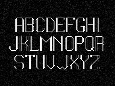 Display Type - In Progress debut display font type