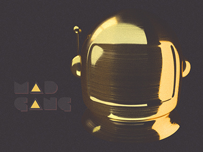 madgang_render c4d gang gold helmet mad render type vray