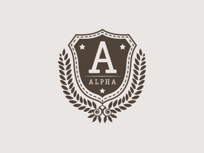 Retro Emblem Style - Alpha