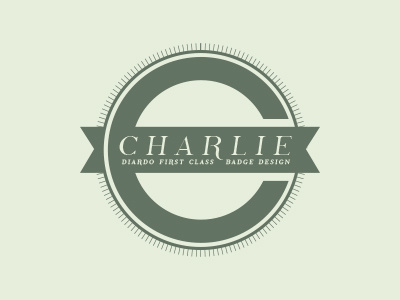 Emblem Badge Style - Charlie badge emblem logo vector