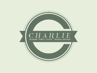 Emblem Badge Style - Charlie