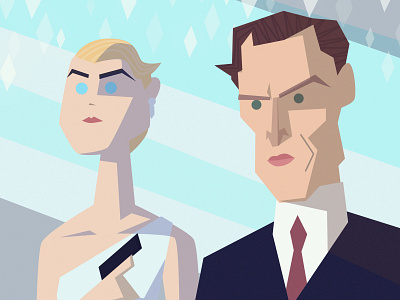 DIE ANOTHER DAY caricature character design illustration james bond vector