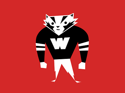 BUCKY bucky badger illustration madison wisconsin