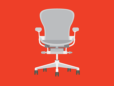 Aeron Chair aeron chair furniture herman miller illustration