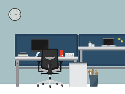 Office Space Illustration