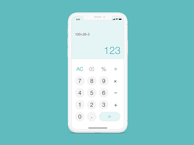Calculator calculator daily ui mobile