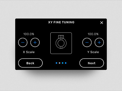 X - Y Axis Fine Tuning