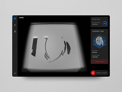 Fuse 1 UI 3d 3d printer 3d printing branding dark mode design diagram formlabs typography ui