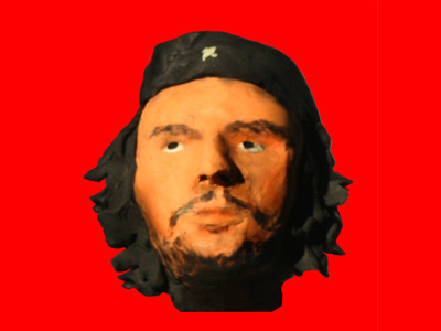 Che Guevara Sculpture Illustration humor illustration modeling clay sculpture illustration t shirt