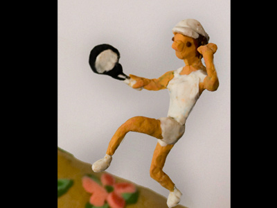 Detail Tennis hebrew humor illustration modeling clay olimpics sculpture illustration